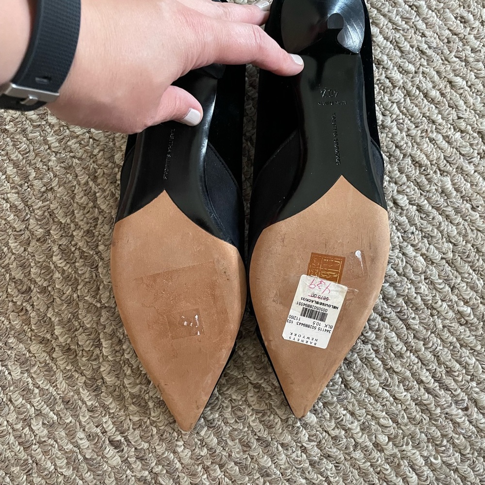 NWT Tabitha Simmons velvet kitten heel - Picture 5 of 7